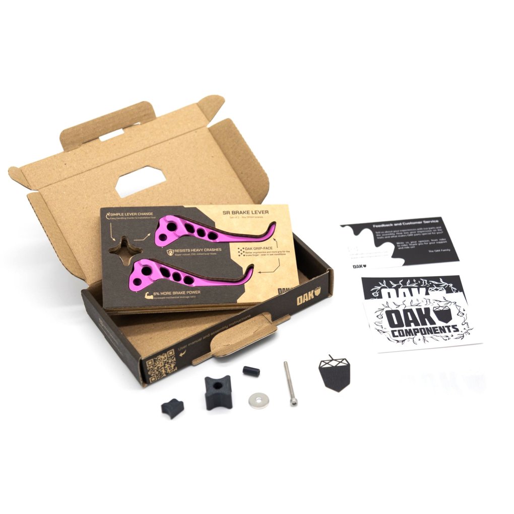 OAK Components SR Lever Blade Set - SRAM - pink