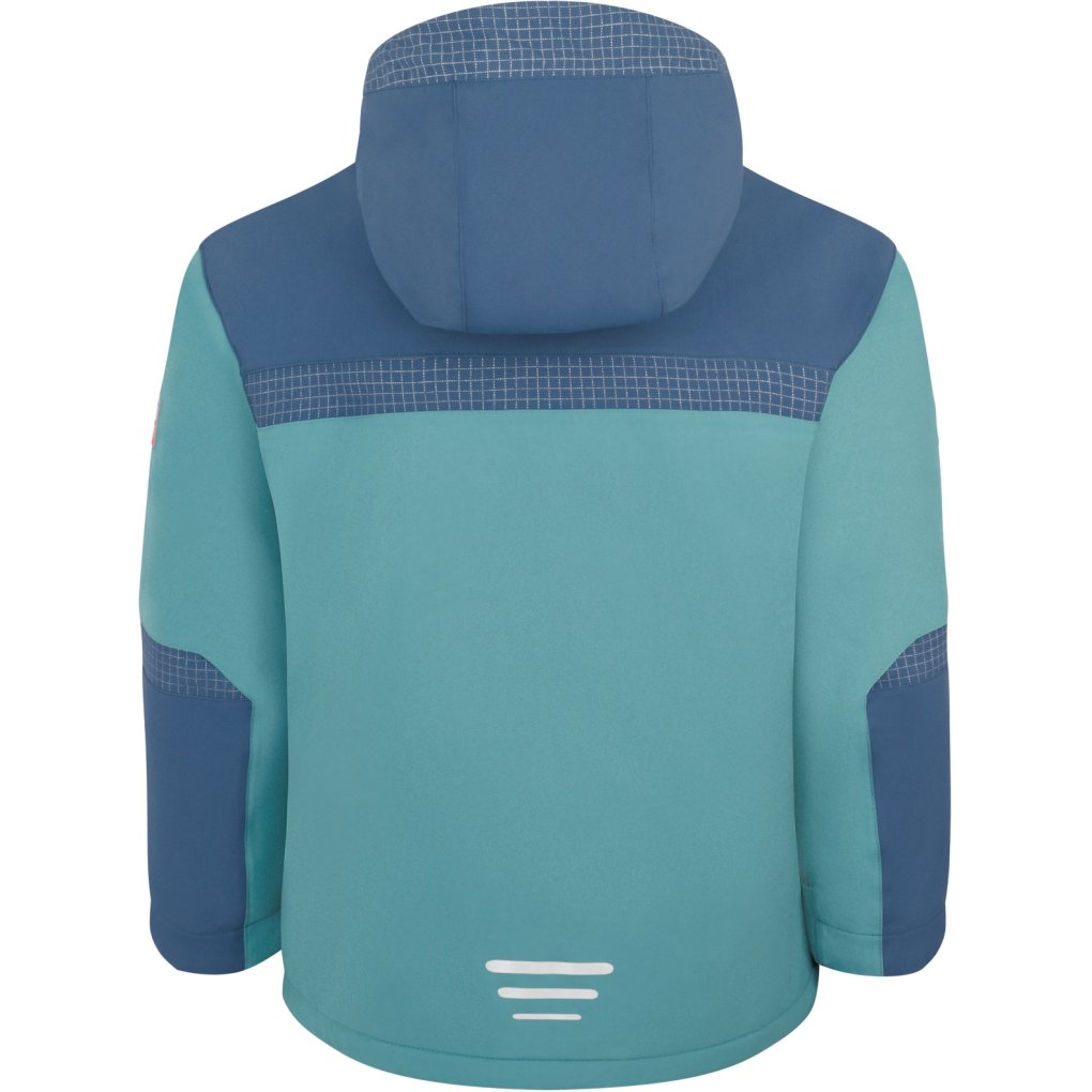 Trollkids Finnmark XT Jacket Kids - Stormy Blue/Mystic Blue/Flame Orange