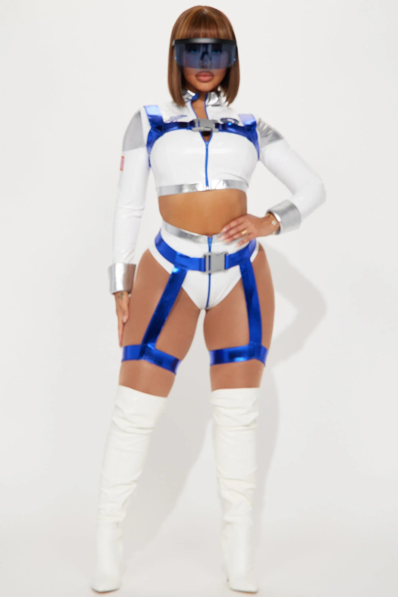 To The Moon And Back 5 Piece Costume Set - White/Blue