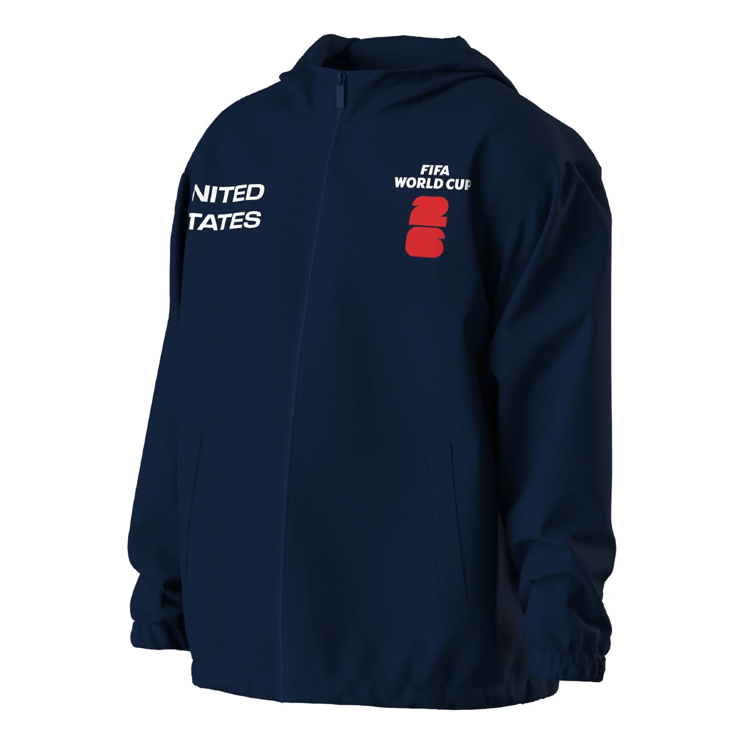 2026 Soccer Fan Collection USA Rain Jacket - Unisex