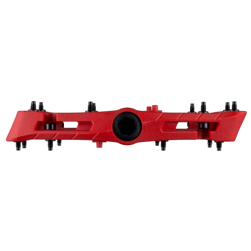 Race Face CHESTER Large - Flat Pedal - red