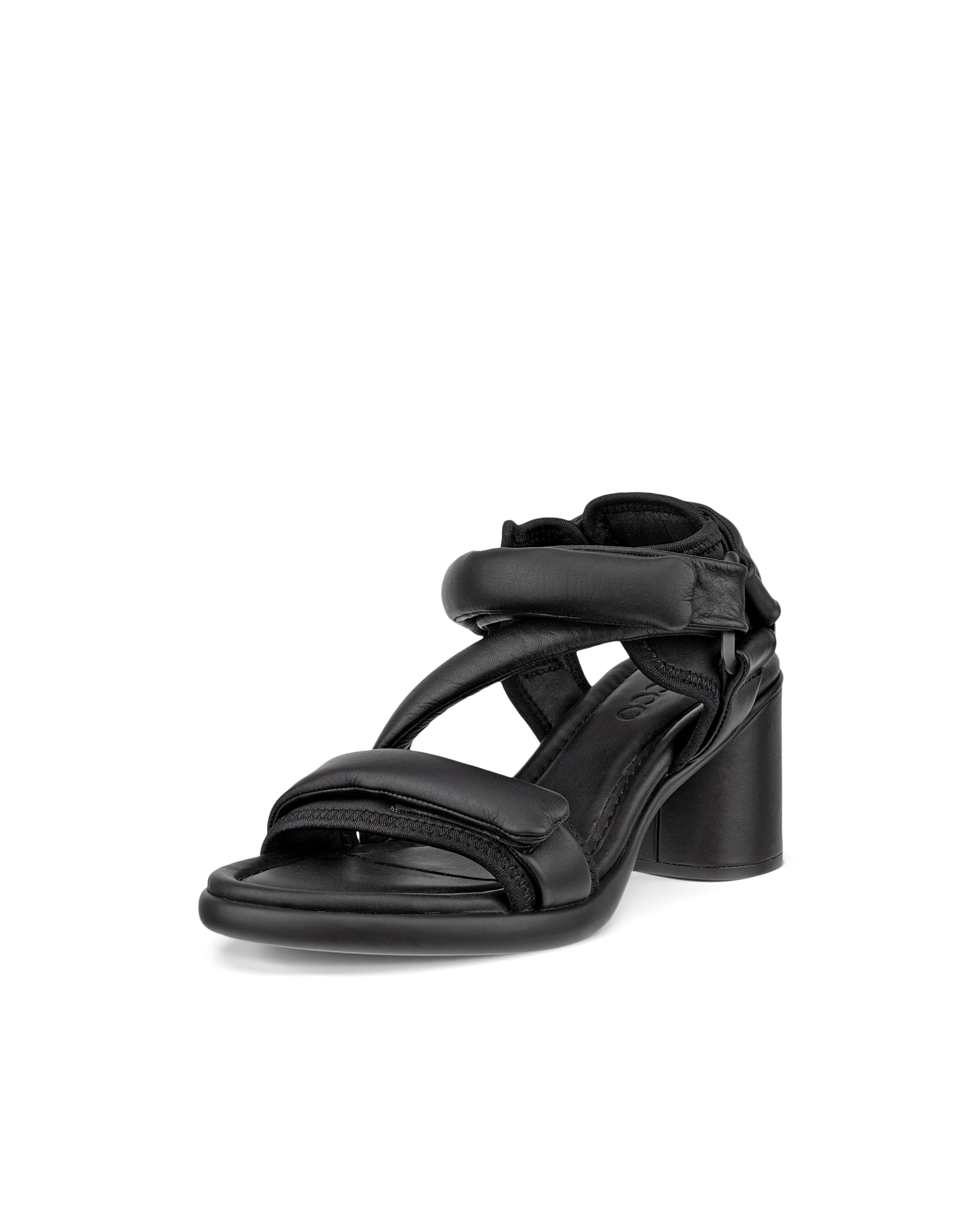 ECCO SCULPTED SANDAL LX 55 Damen Ledersandale mit Absatz Schwarz