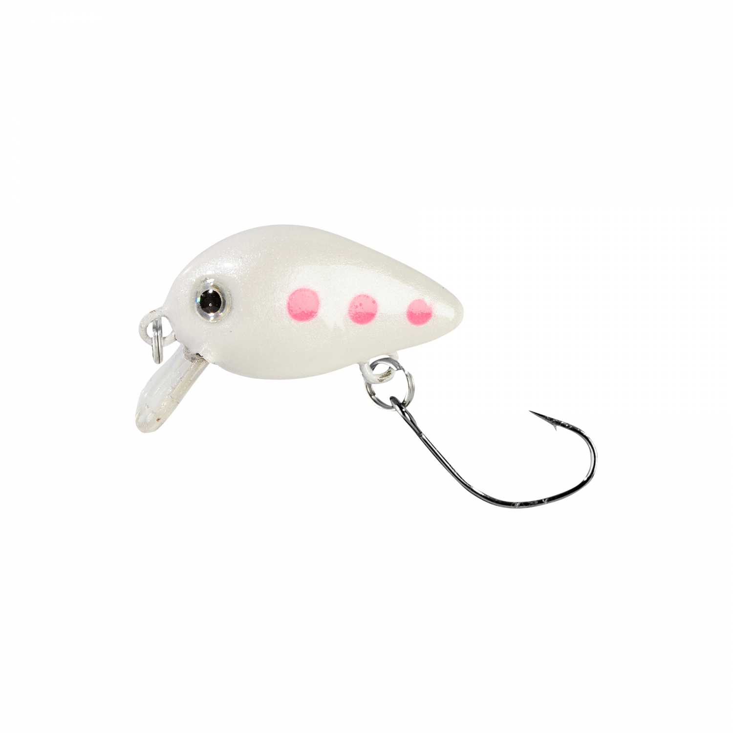 Trout Attack Crankbait Trout Crank (white pink dots)