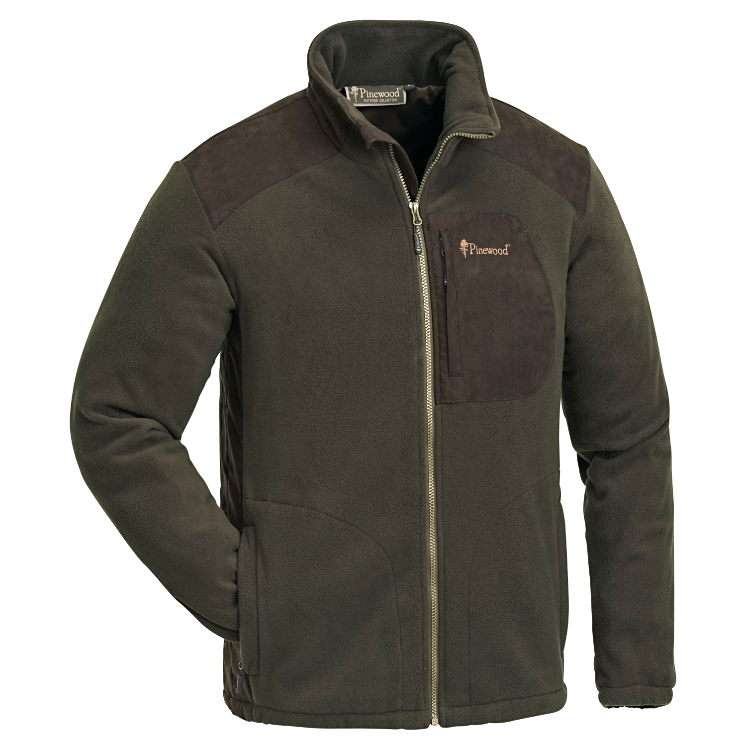 Pinewood Wildmark Membrane Fleece Jacket Men (H.Brown\/Suede Brown)