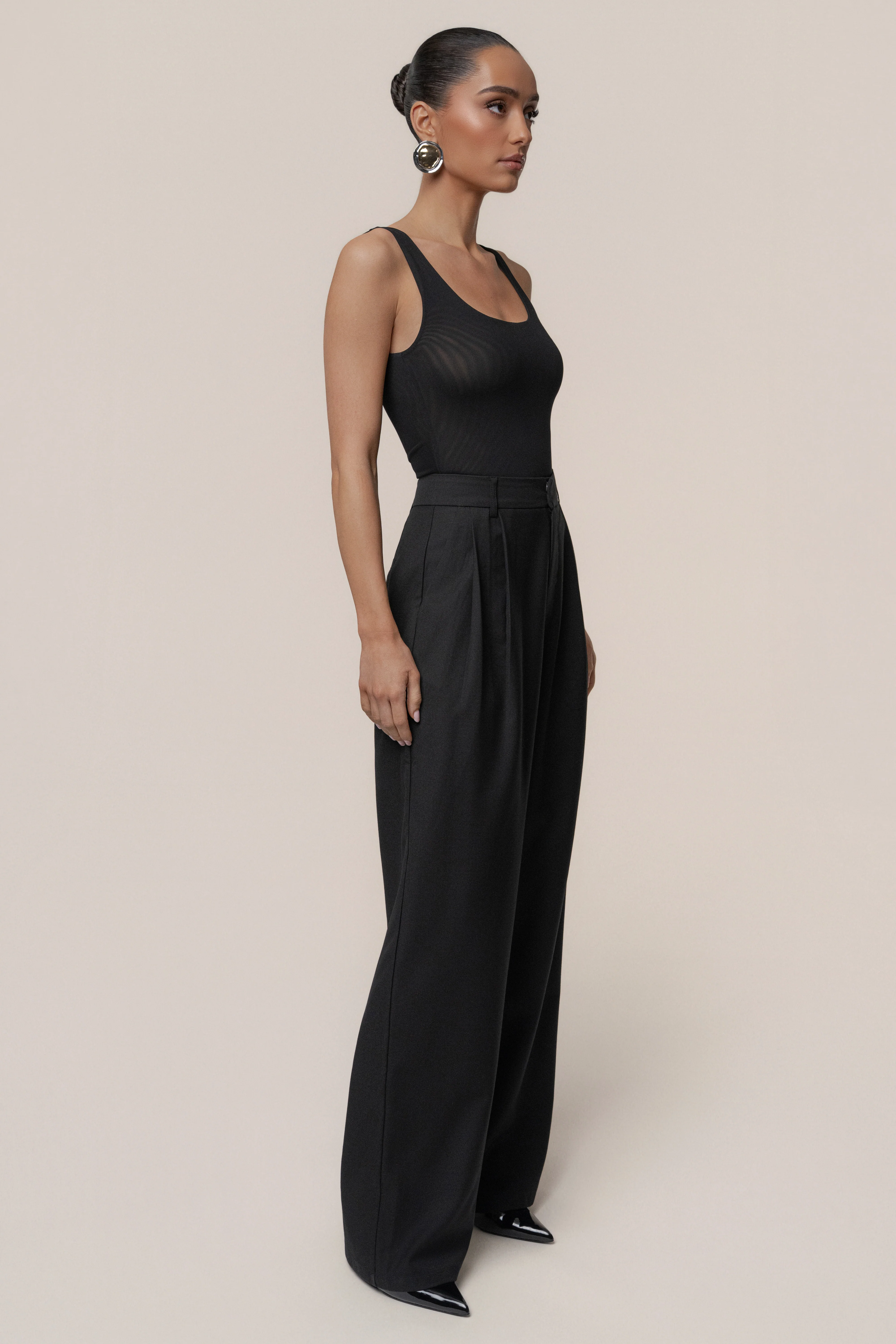 Black Refined Moments Trouser