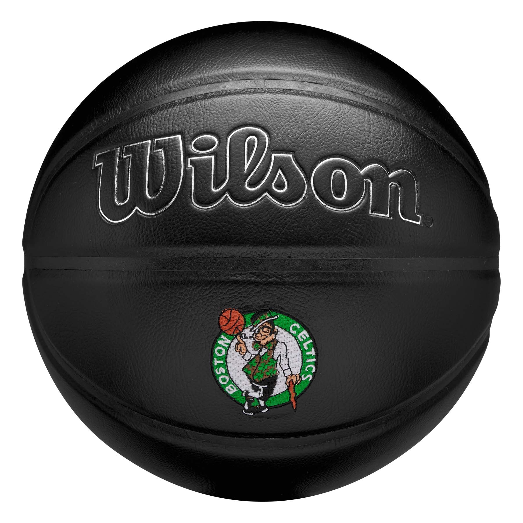 Boston Celtics Premiere Wilson NBA Basketball Black (Size 7)
