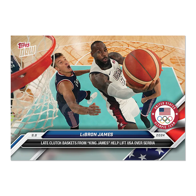 LeBron James - 2024 Olympic Games TOPPS NOW® Card 24