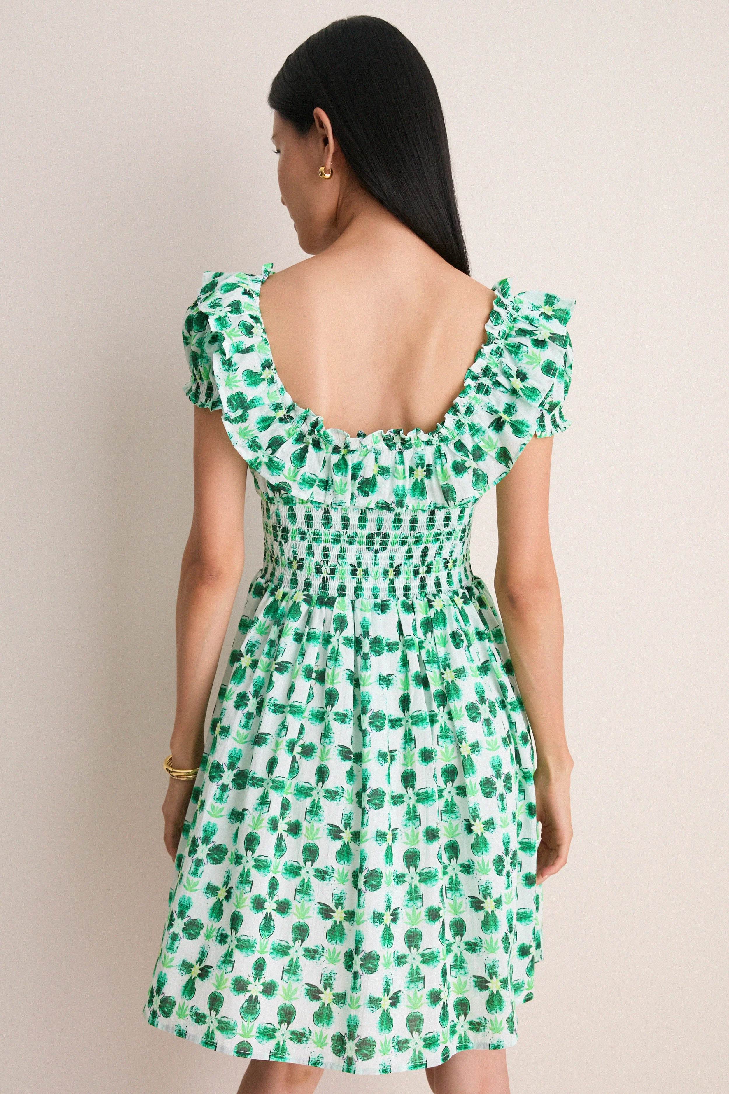 Green Aura Lowen Dress