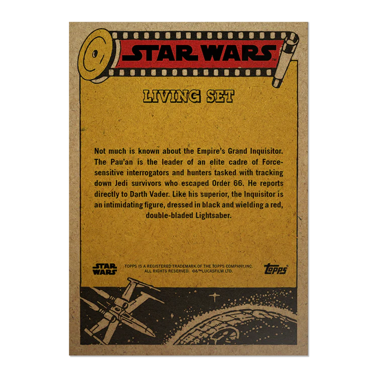 Topps UK - SW Living Set Card #417 - The Grand Inquisitor