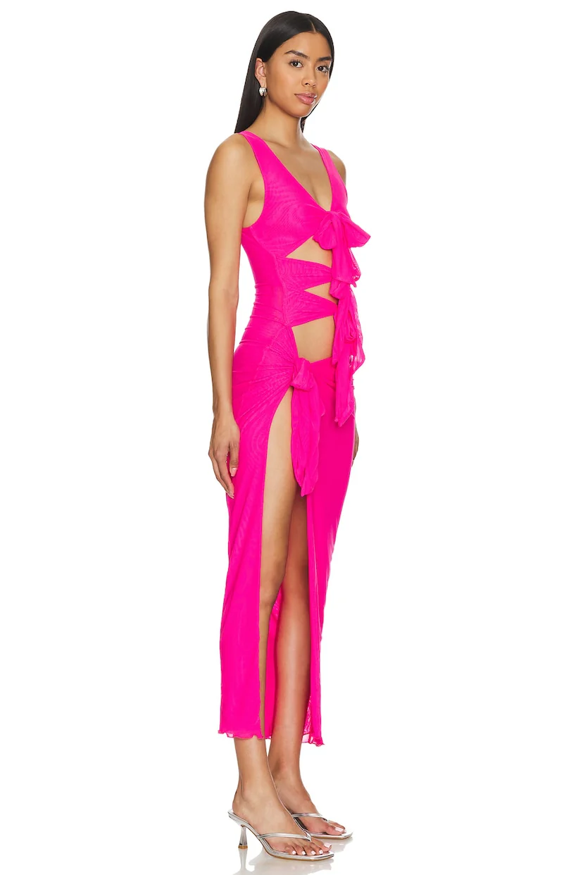 Nelly Sheer Maxi Dress
