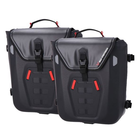 SW-MOTECH SysBag WP M/M Saddlebags (17-23 liters x 2) complete with mount - BlackRef: BC.SYS.06.599.31000/ / BC.SYS.06.599.31000/B