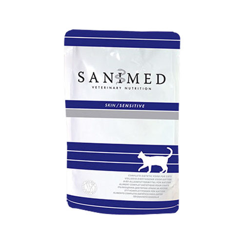 SANIMED Skin Sensitive Cat 12 x 100g Pouches