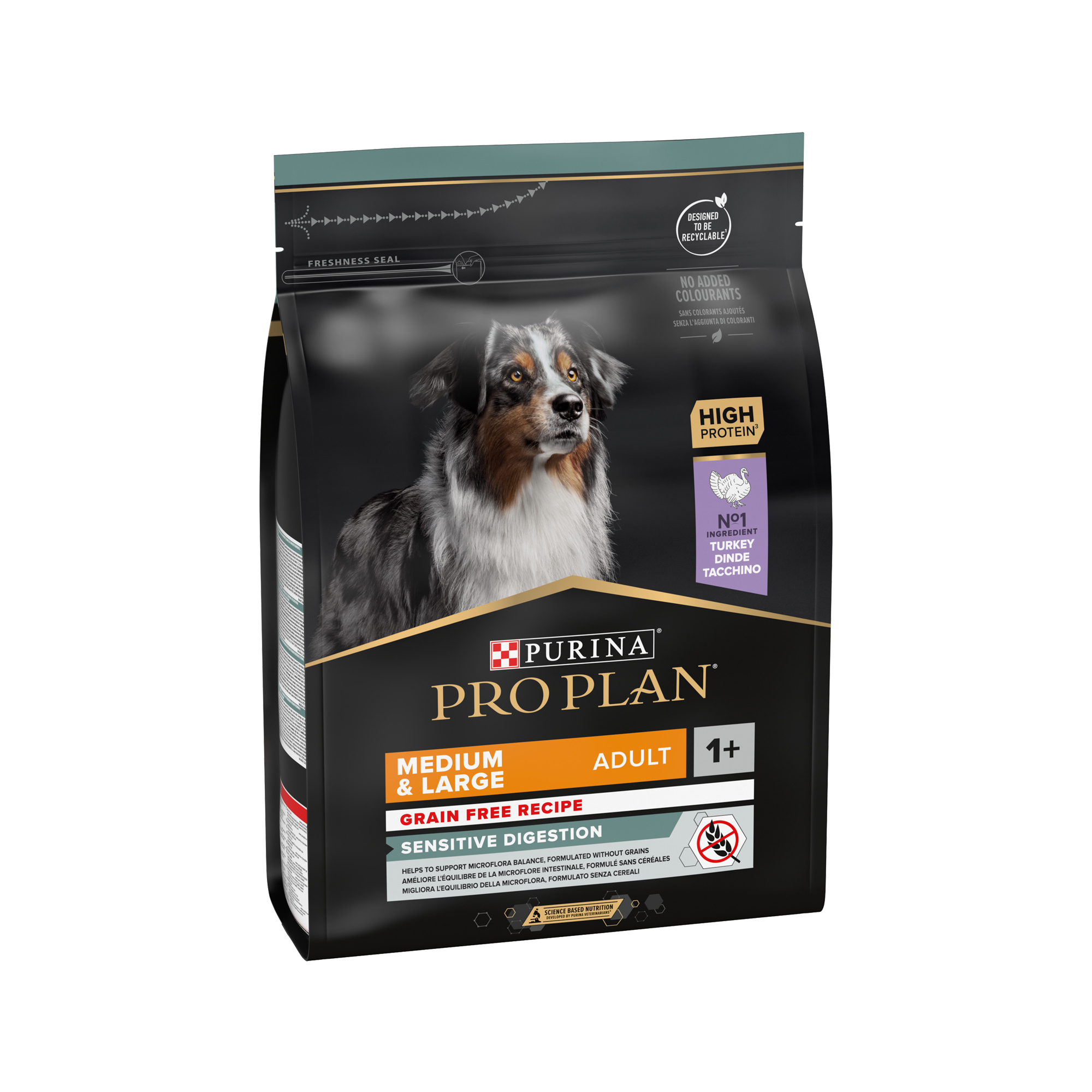 Purina Pro Plan Dog - Medium & Large Adult - Sensitive Digestion - 2.5kg