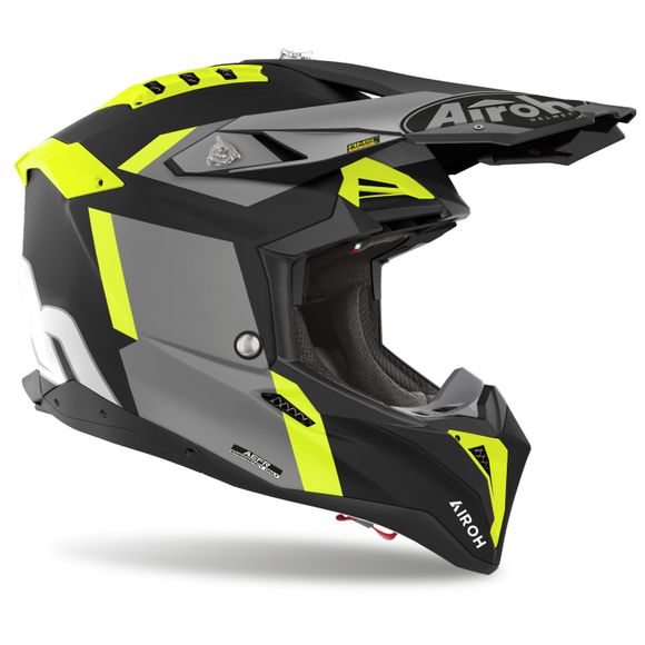 Casque cross Airoh AVIATOR 3 - GLORY 2025 - Jaune / NoirRef : AR1226-C43348