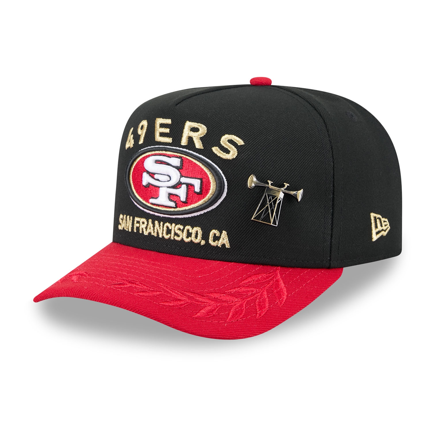 San Francisco 49ers 2025 NFL Draft New Era 59FIFTY A-Frame Fitted Cap Black
