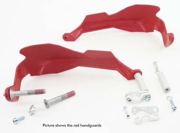 Touratech GD Handguards with Mounting Kit - WhiteRef: Trt00063A / 01-045-5654-0