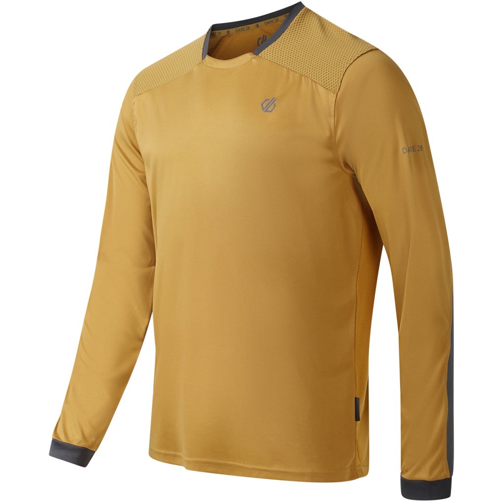 Dare 2b Trackstandace Long Sleeve Men - ZIQ Wood Brown