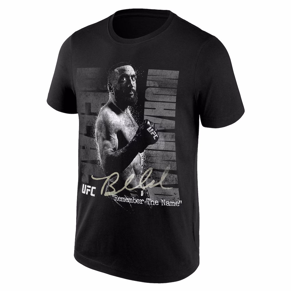 UFC Belal Muhammad Remember The Name T-Shirt - Black - Mens
