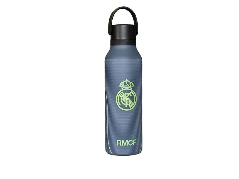 Real Madrid 600ml Crest Thermo Bottle Blue