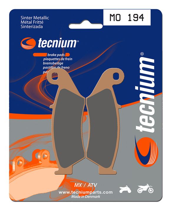 Tecnium brake pads MX/Quad Metal Spritted - MO194Ref: TE00887A / 1022854