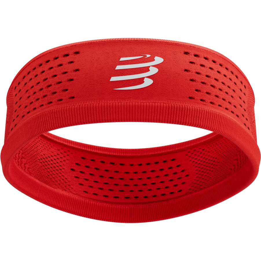 Compressport Thin On/Off Headband - core red/white