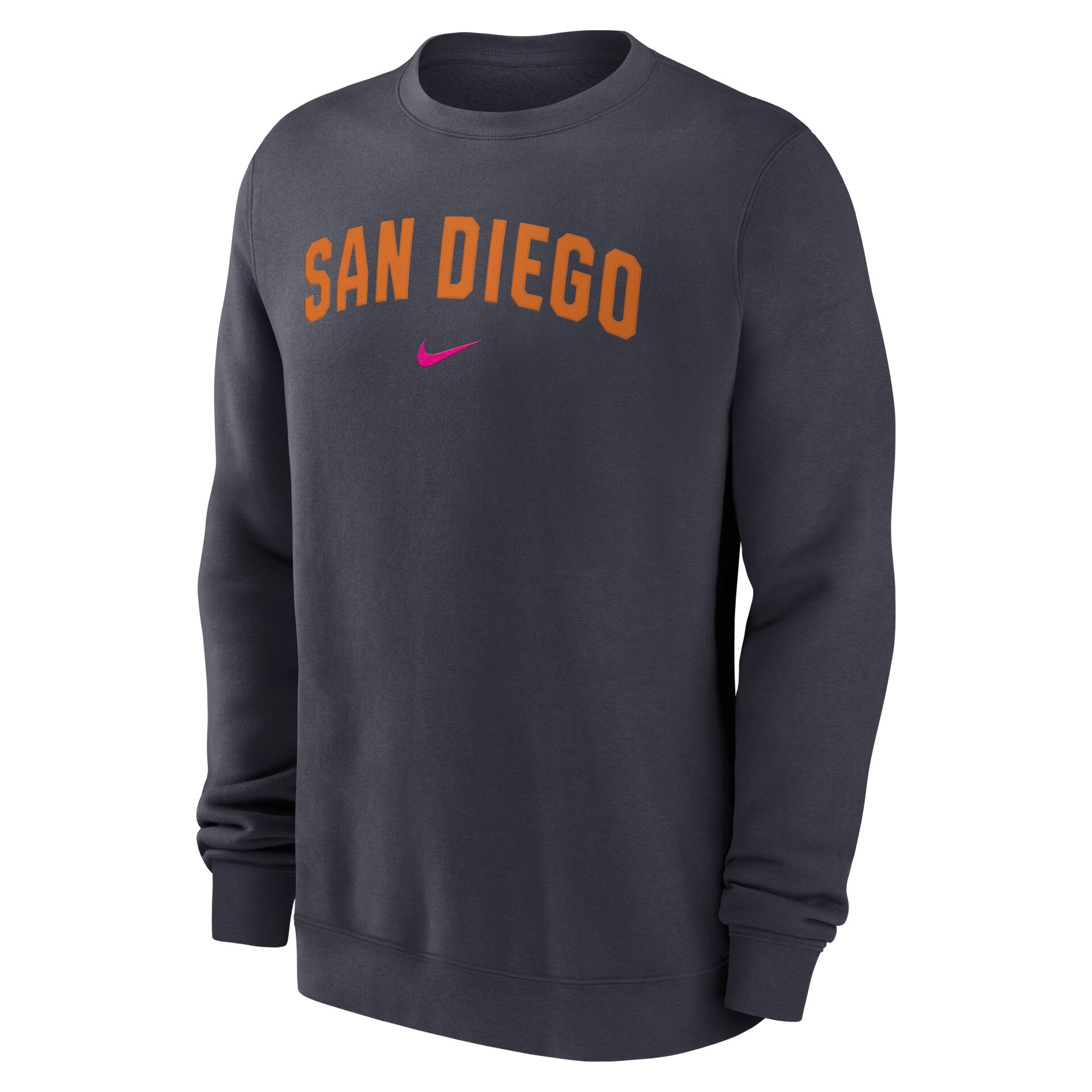 San Diego Padres City Connect 2-Hit Club Crew Pullover Navy