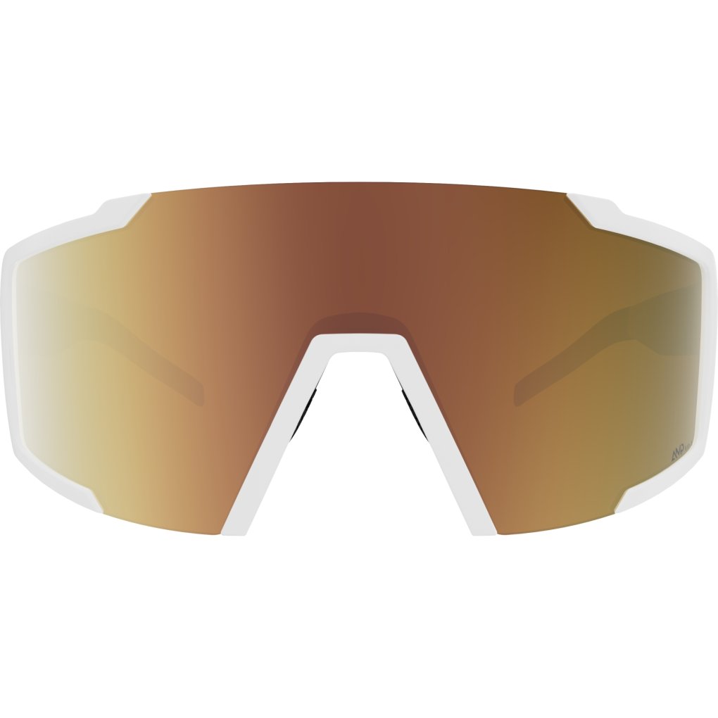 SCOTT Shield Compact Light Sensitive Sunglasses - white matt - AMP LS gold chrome S1-3