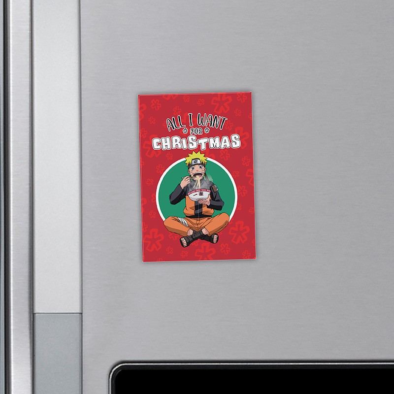Naruto Shippuden Magnet  ALL I WANT FOR CHRISTMAS