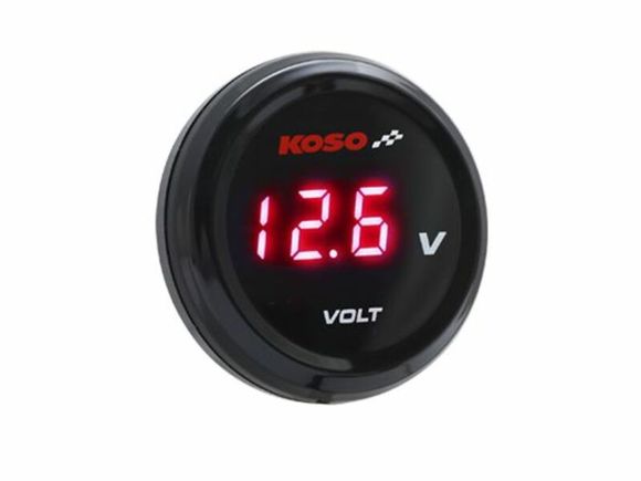 Koso i-GEAR Voltmeter Gauge Red DisplayHONDA 50 MB S 50 - 1979 - 1988Ref: KOS00028A / 1067448