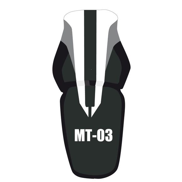 Housse de selle Bagster Noir/Blanc/Anthracite/Lettres RougesYAMAHA 660 MT-03 (RM02) - 2006 - 2008Ref : 2171B