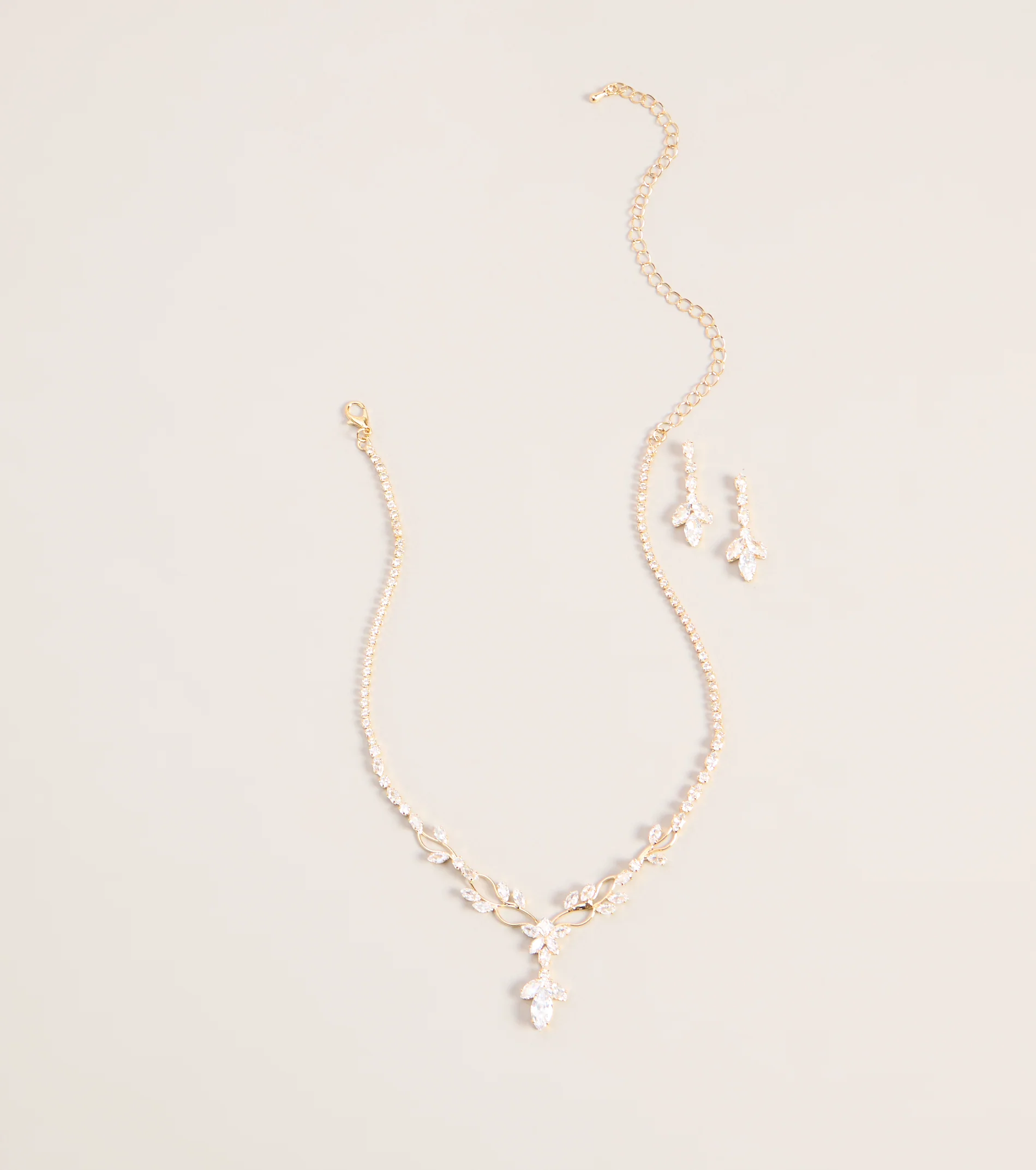 Garden Glow Cubic Zirconia Jewelry Set