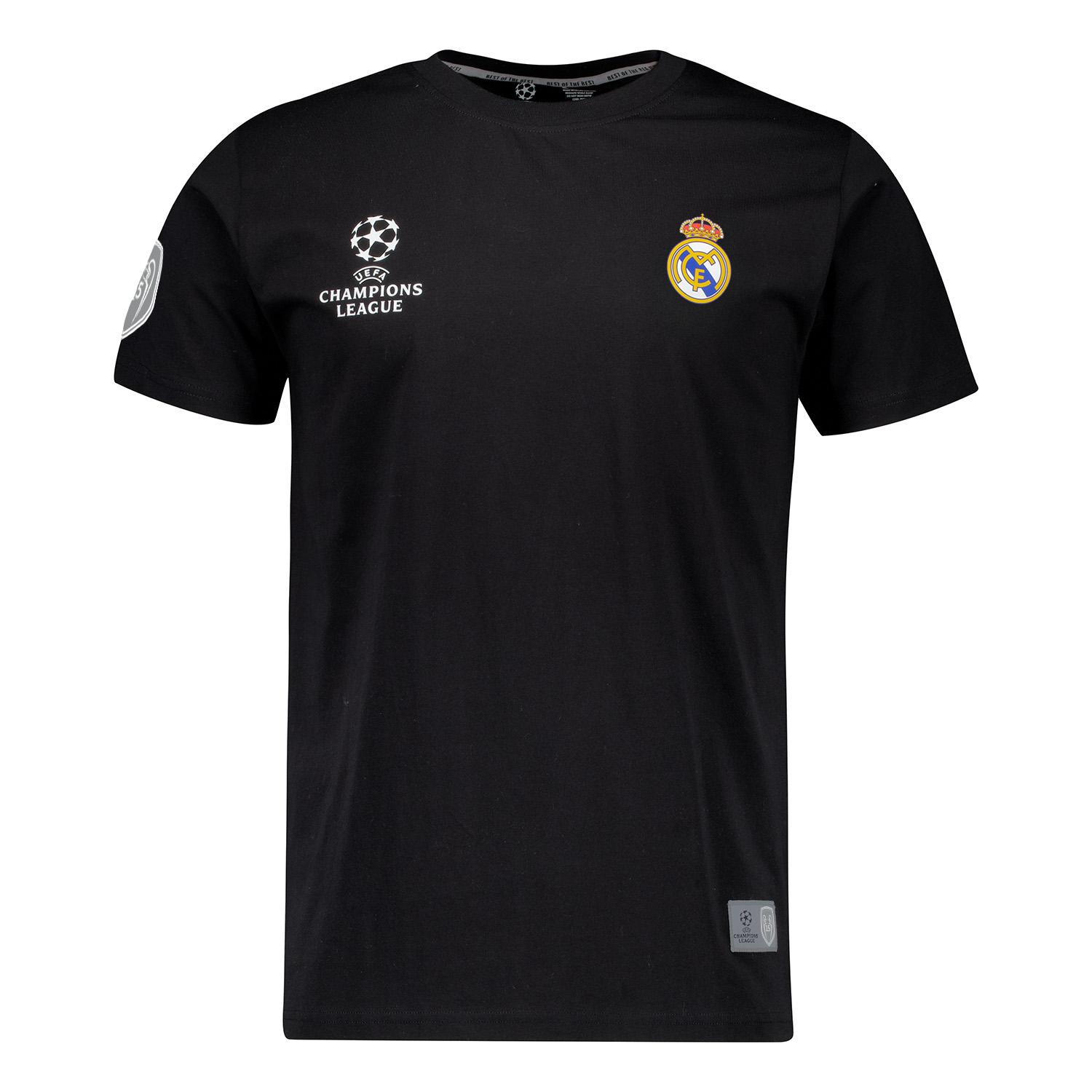 Mens T-Shirt Black | UEFA Champions League 15