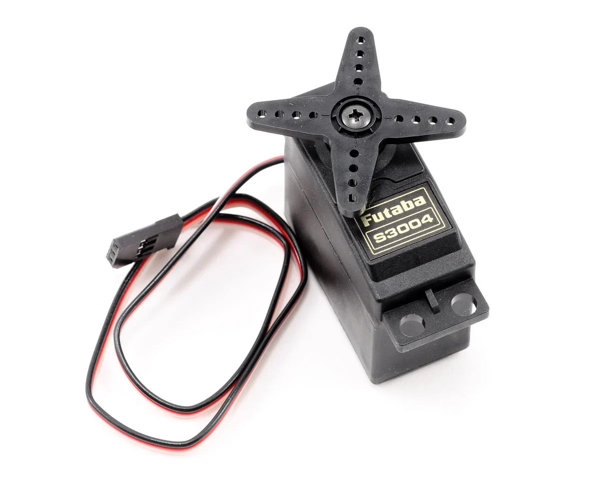 Futaba S3004 Standard Light Weight Ball Bearing Servo .19sec/56.9oz 6V