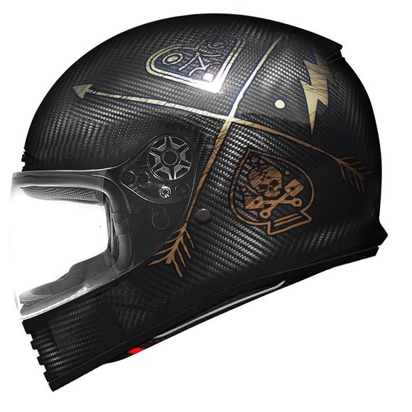 Premier THUNDER CARBON NX Full Face Helmet - Carbon / YellowRef: PE0494