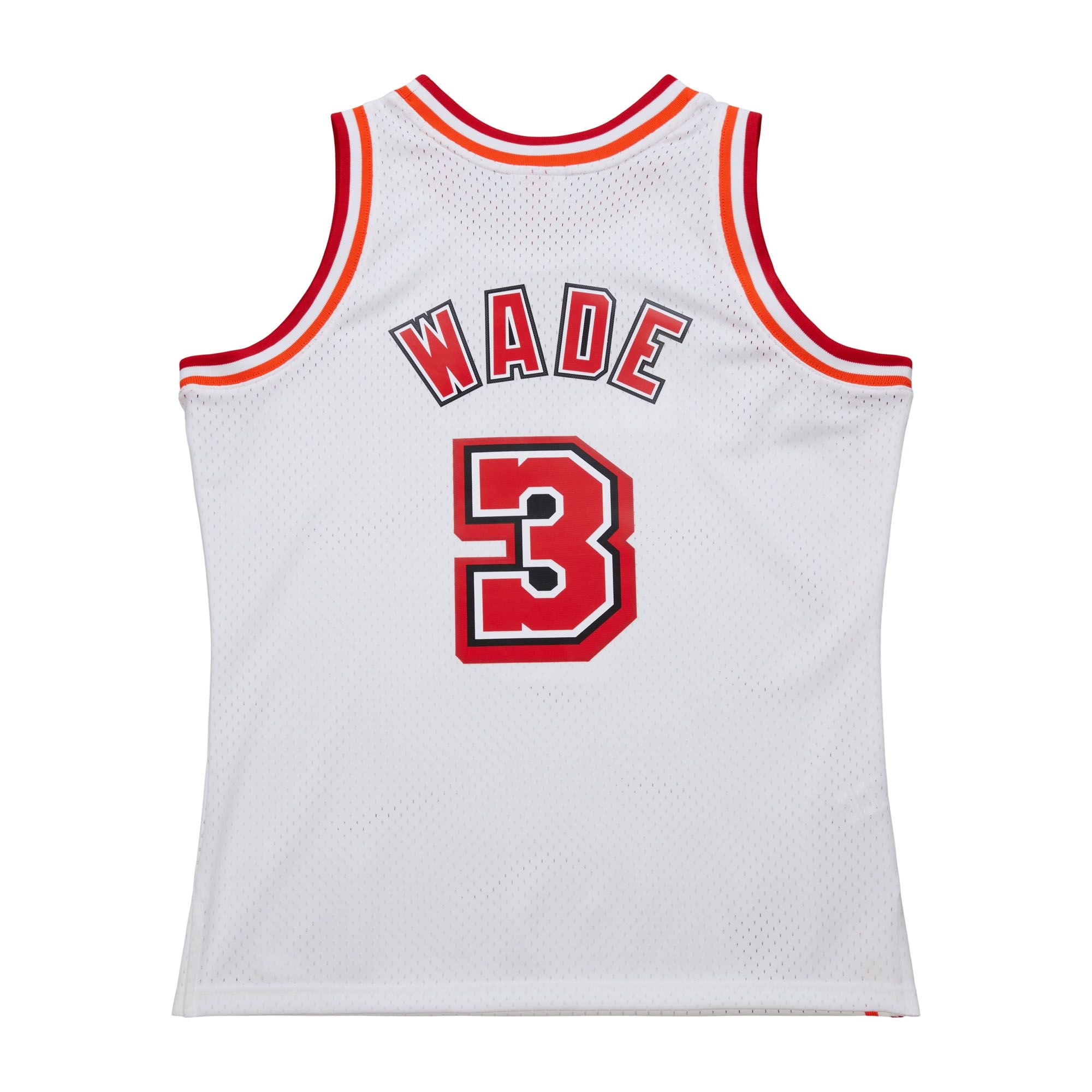 Dwyane Wade #3 Miami Heat 2007-08 Mitchell & Ness Swingman NBA Jersey White