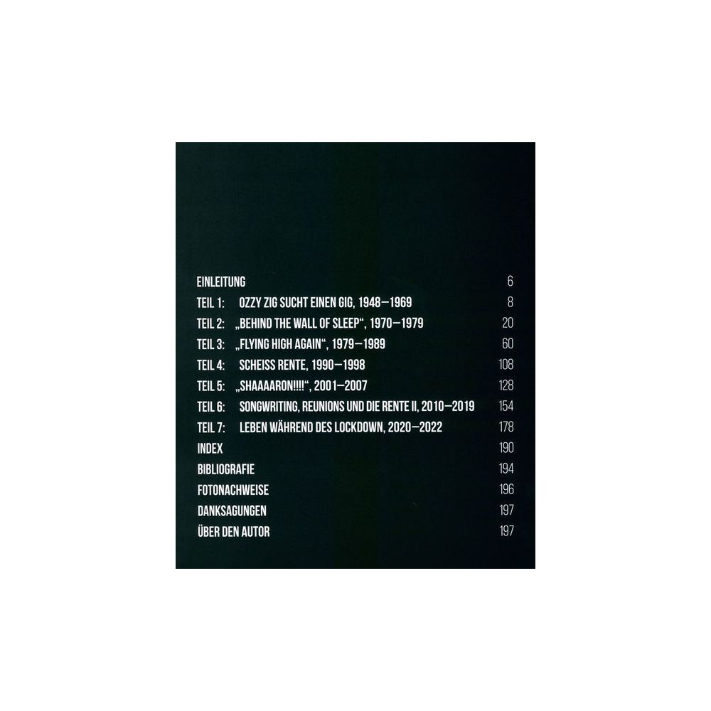 Hannibal Verlag 75 Jahre Ozzy – Thomann Ireland
