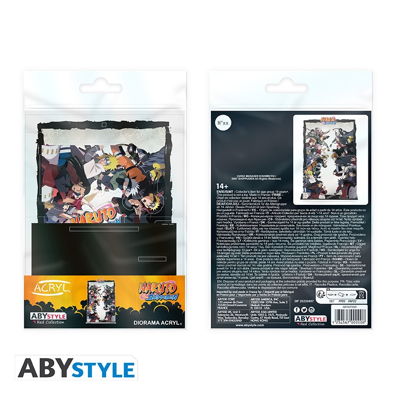 NARUTO SHIPPUDEN Acryl® Diorama Group fight