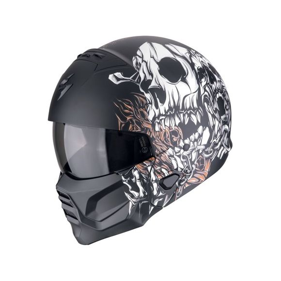 Jet Scorpion Exo Exo -Combat II helmet - Genesis - Black / WhiteRef: SC1161
