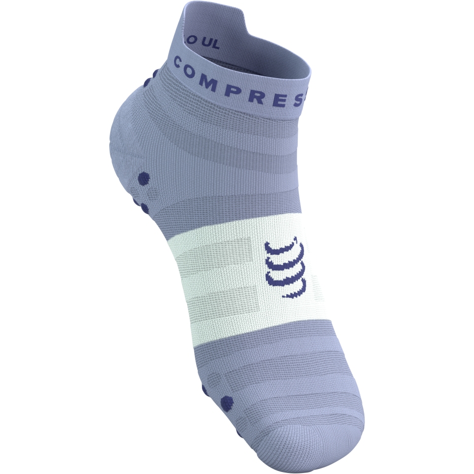 Compressport Pro Racing Compression Socks v4.0 Ultralight Run Low - lavender/white