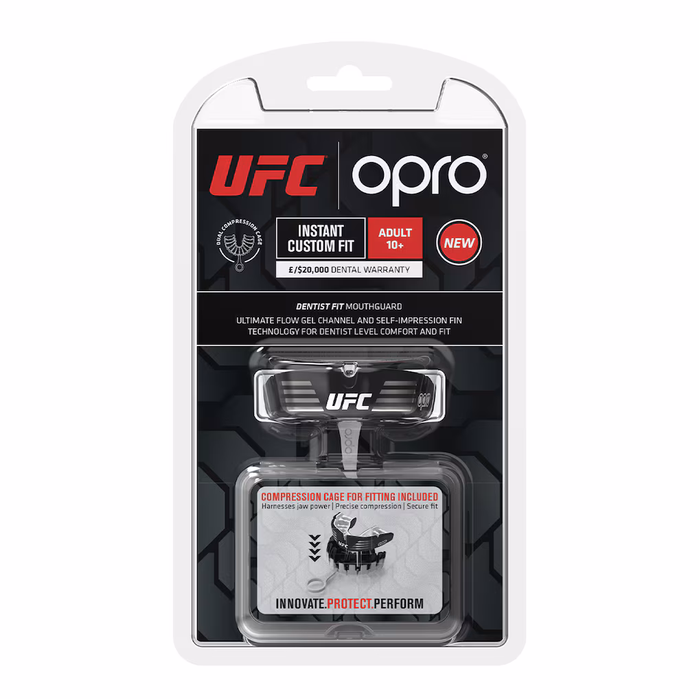 UFC Instant Custom Silver Mouthguard - Black