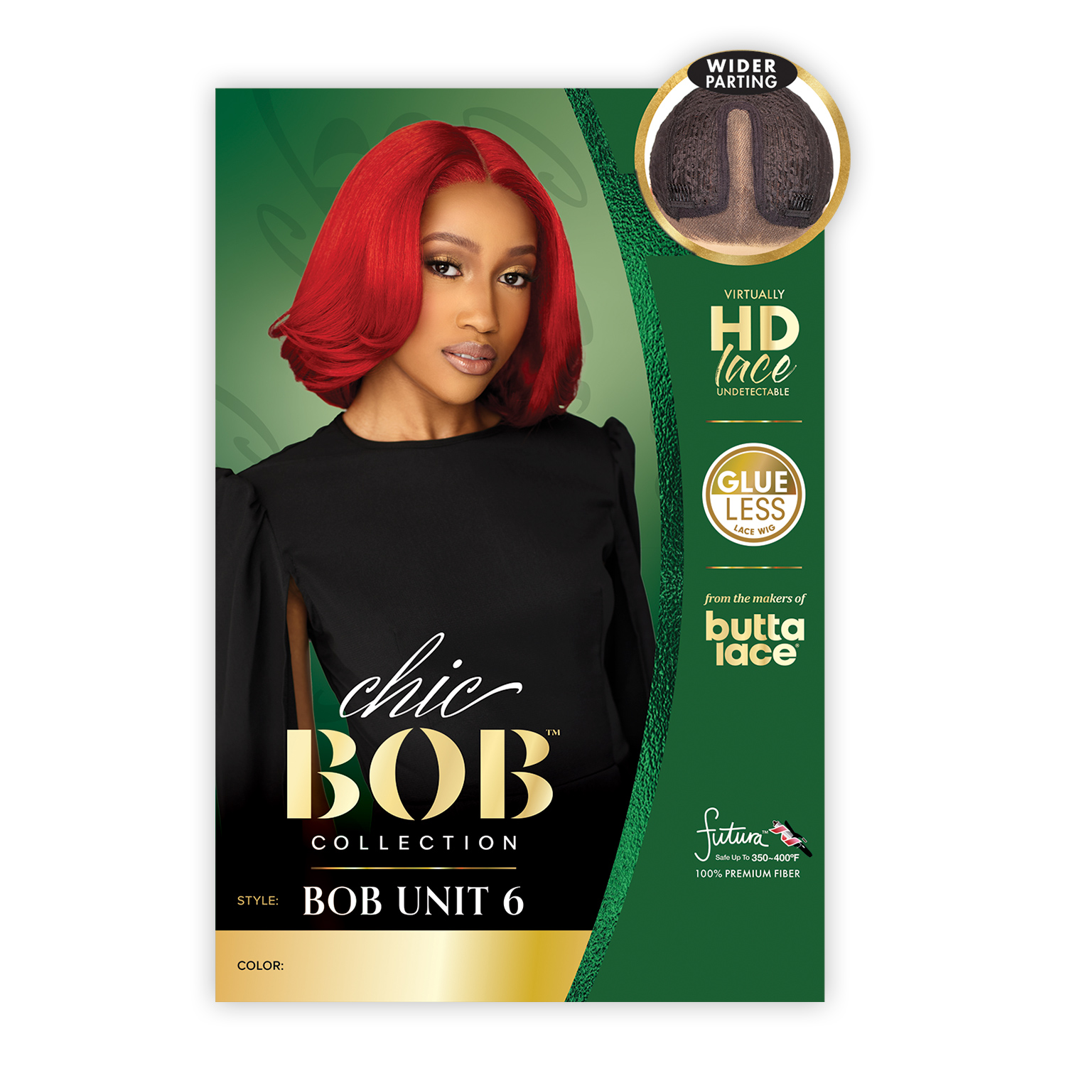 Sensationnel HD Lace Front Wig Butta Lace Glueless Chic Bob Unit 6