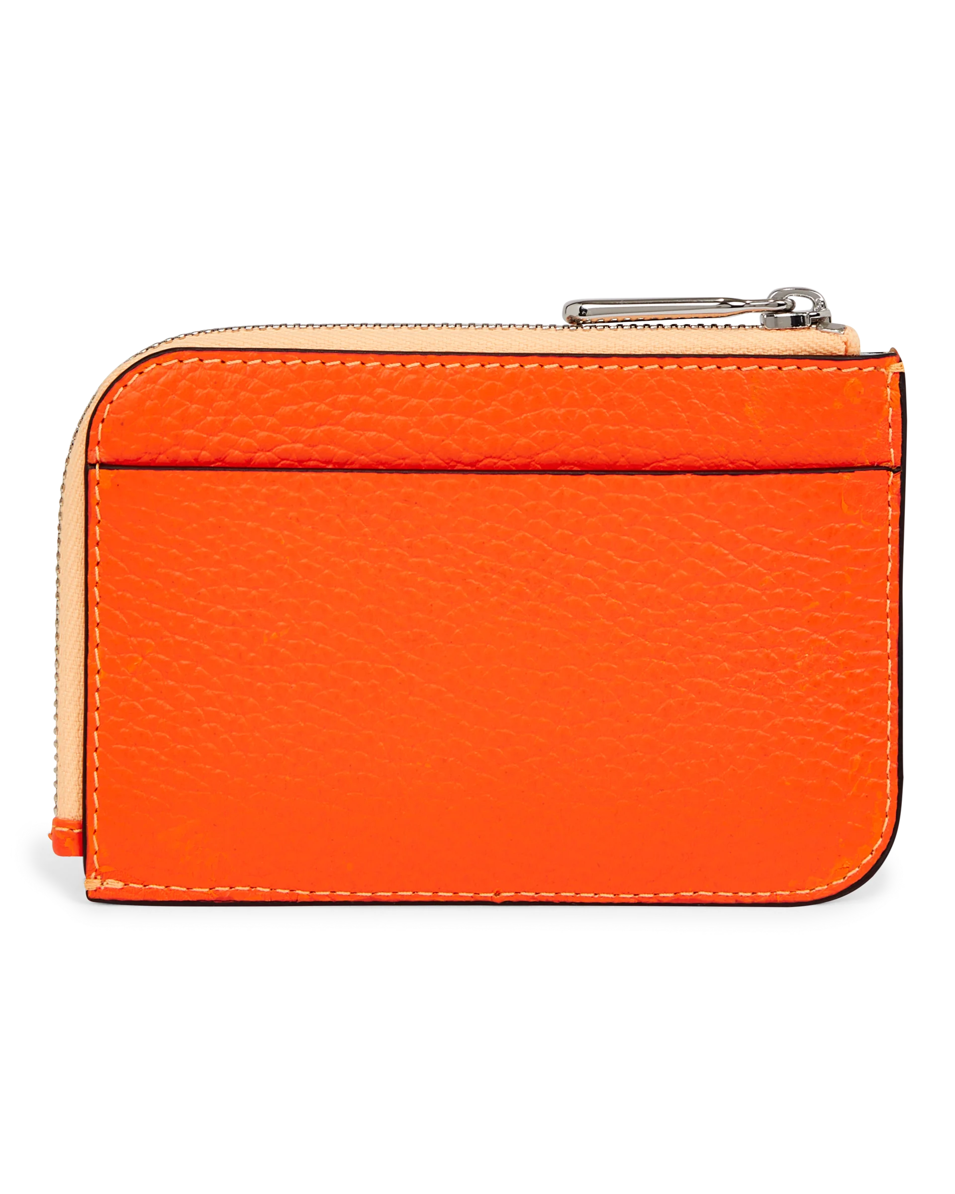 ECCO Card Case Kartenetui aus Leder Orange 8X12X1,5 cm