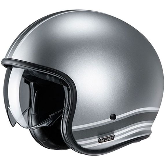 HJC V30 jet helmet - SENTI MATT - Gray / WhiteRef: HJ0746-C53851