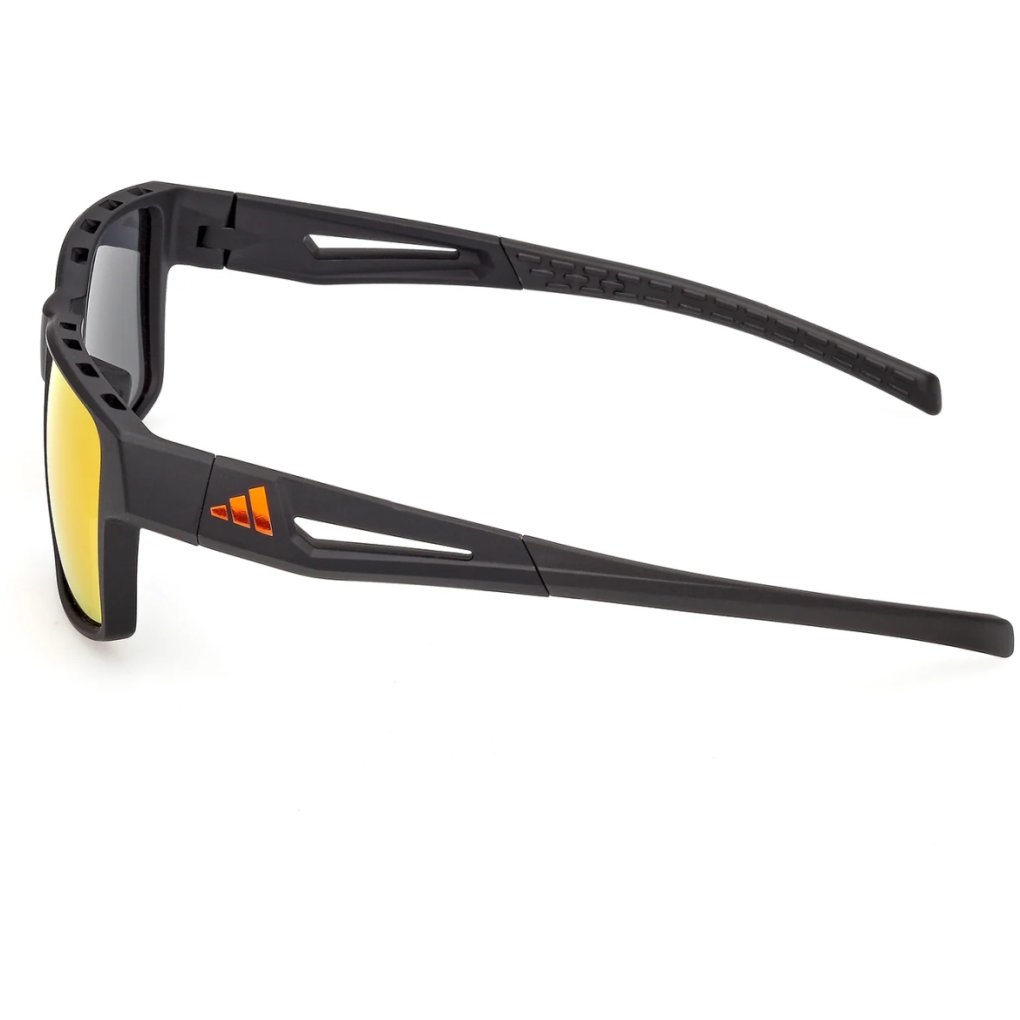 adidas Kleon SP0125 Glasses - Matte Black / Roviex Mirror