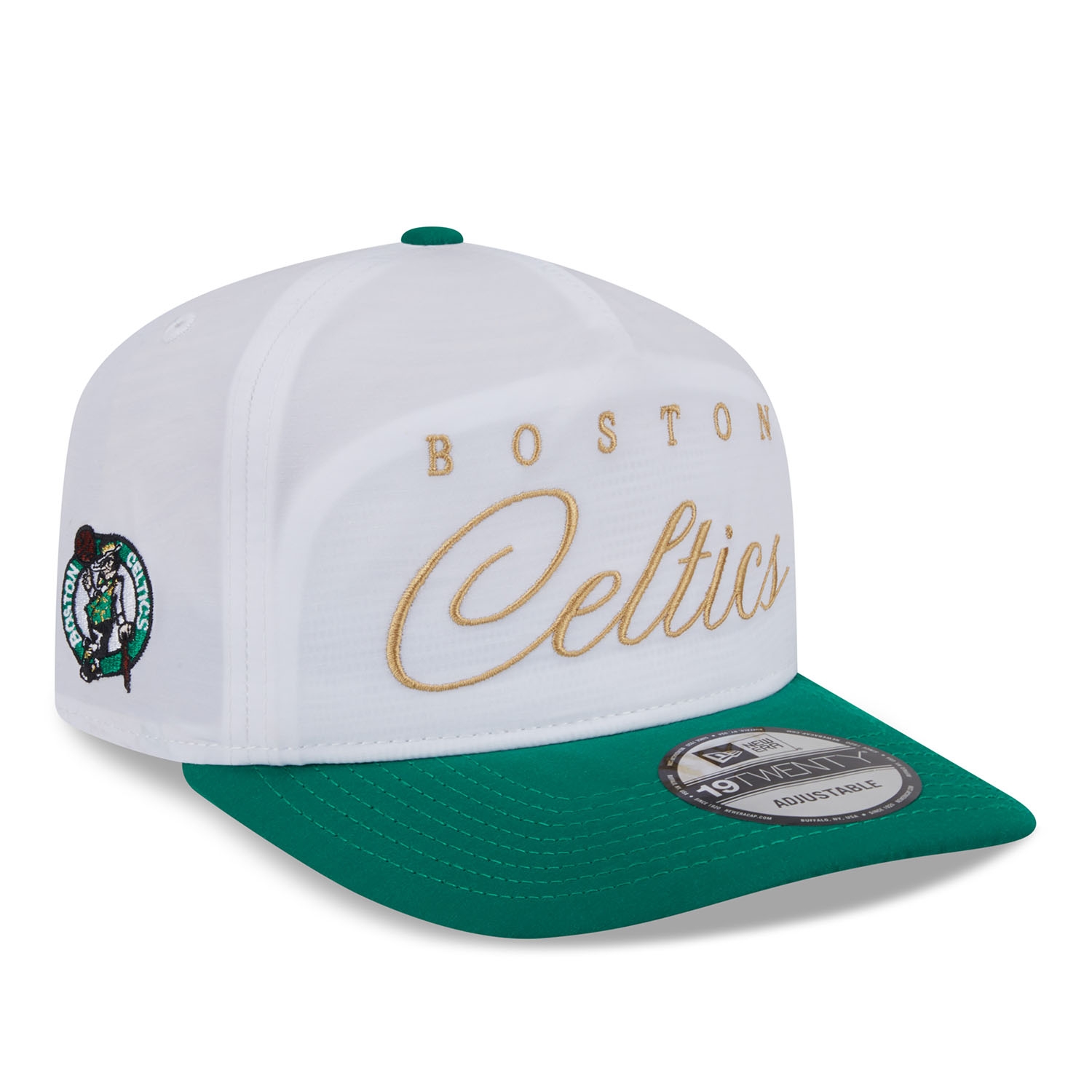 Boston Celtics 2025 NBA Draft 19Twenty Adjustable Cap OTC White