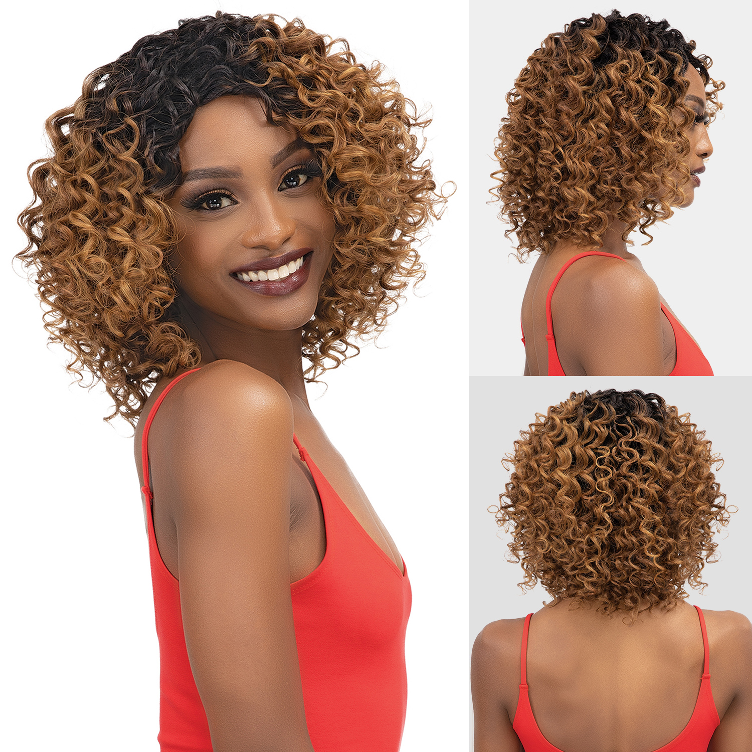 Janet Collection Natural Curly Wig Peyton