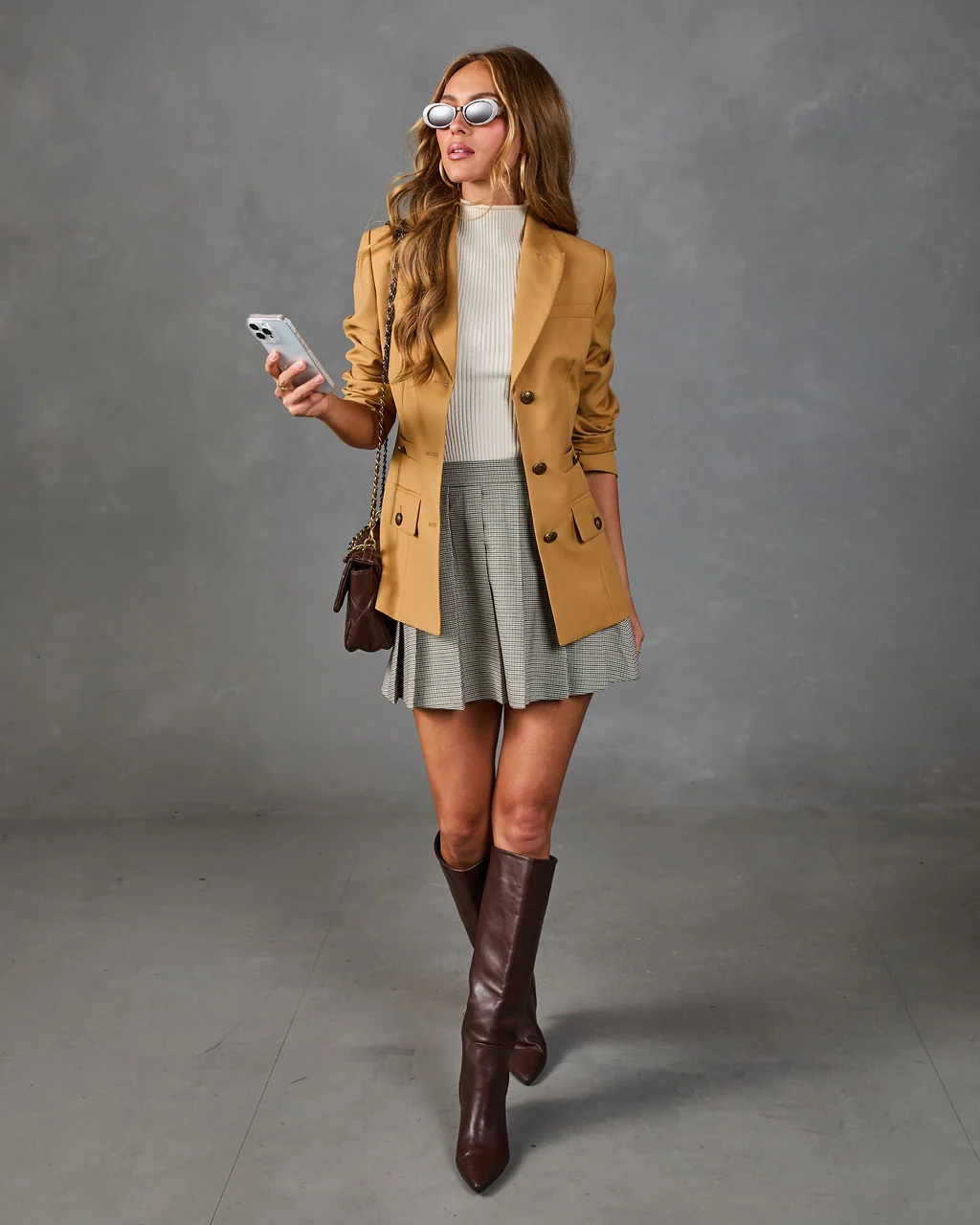 Autumn Crest Double Breasted Blazer
