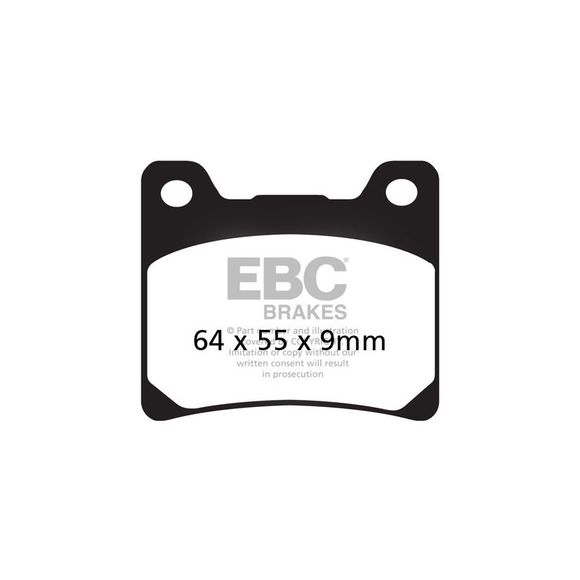 EBC Organic Front/Rear Brake Pads (Depending on Model)Ref: Fa088 / Fa88