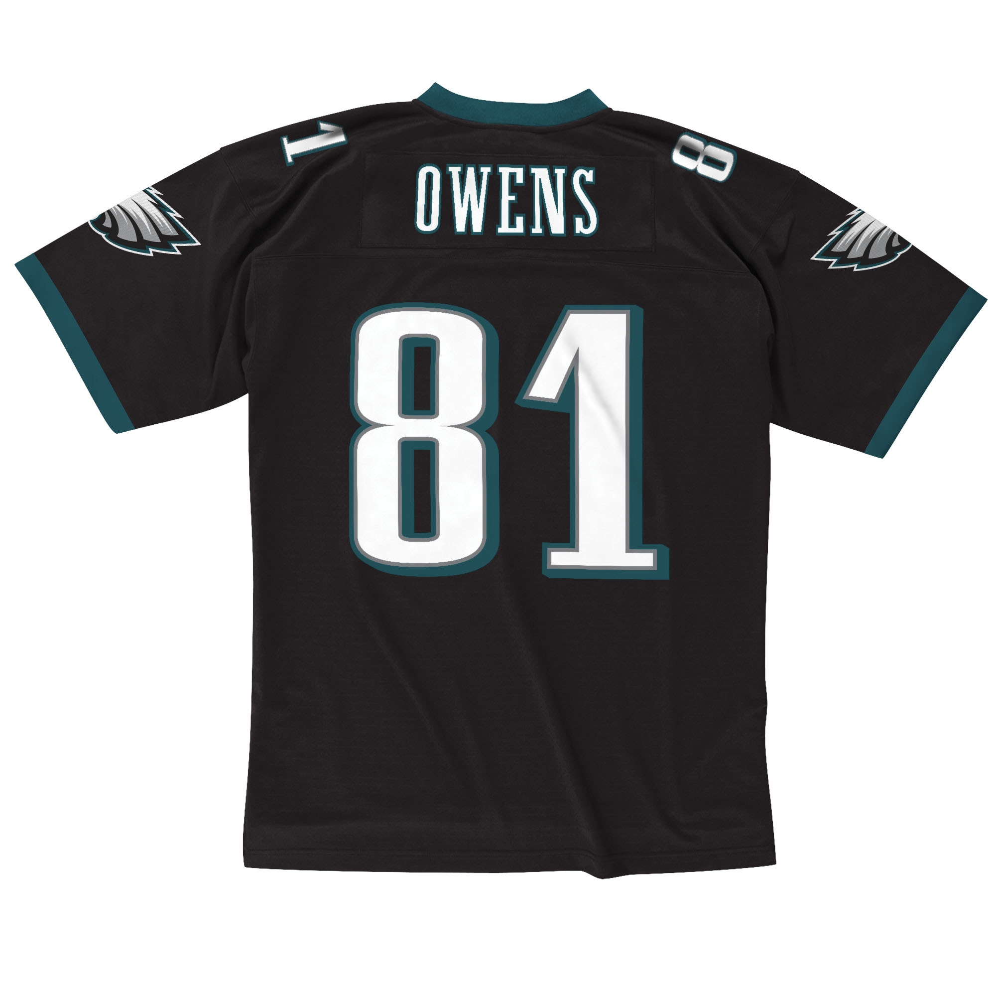 Terrell Owens #81 Philadelphia Eagles Mitchell & Ness Throwback NFL Jersey Black