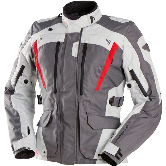 Furygan APALACHES LADY EVO Motorcycle Jacket - Grey / RedRef: FU1388